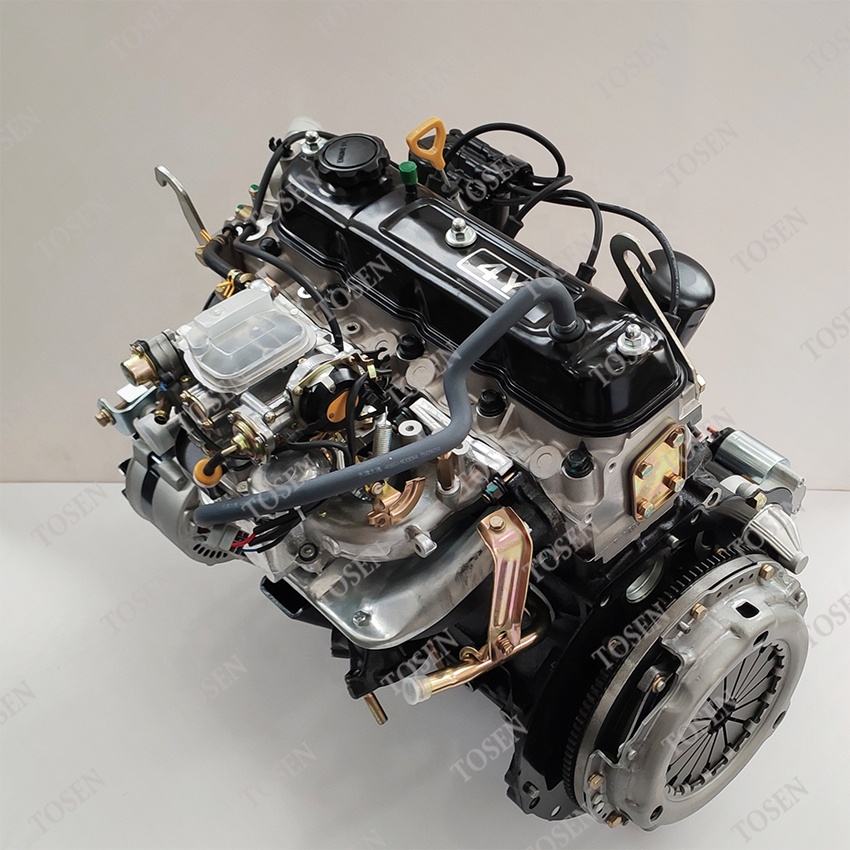TOSEN 4Y complete engine assembly for Toyota Hiace and Hilux shown as an assembly-scope example