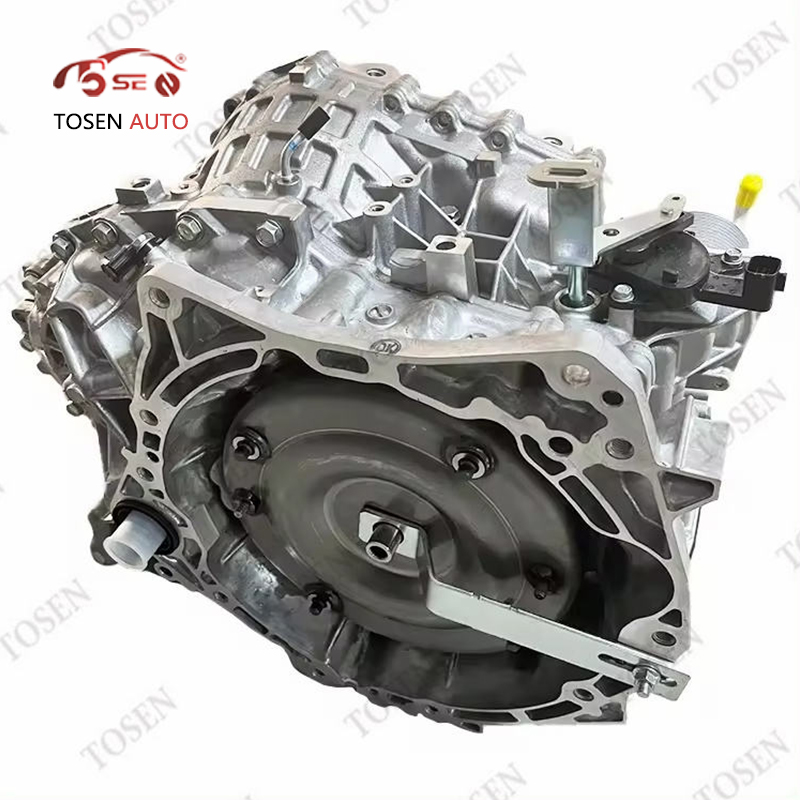 JF011E CVT transmission assembly viewed from the side